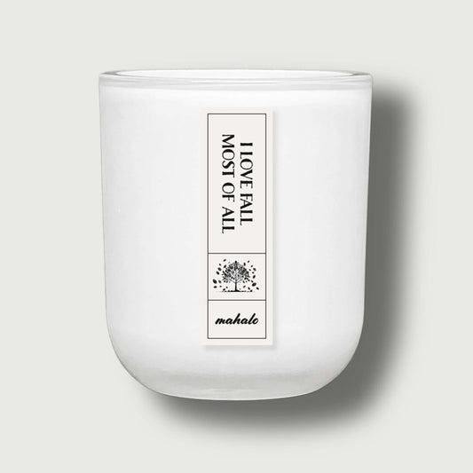 I LOVE FALL MOST OF ALL DUFTKERZE