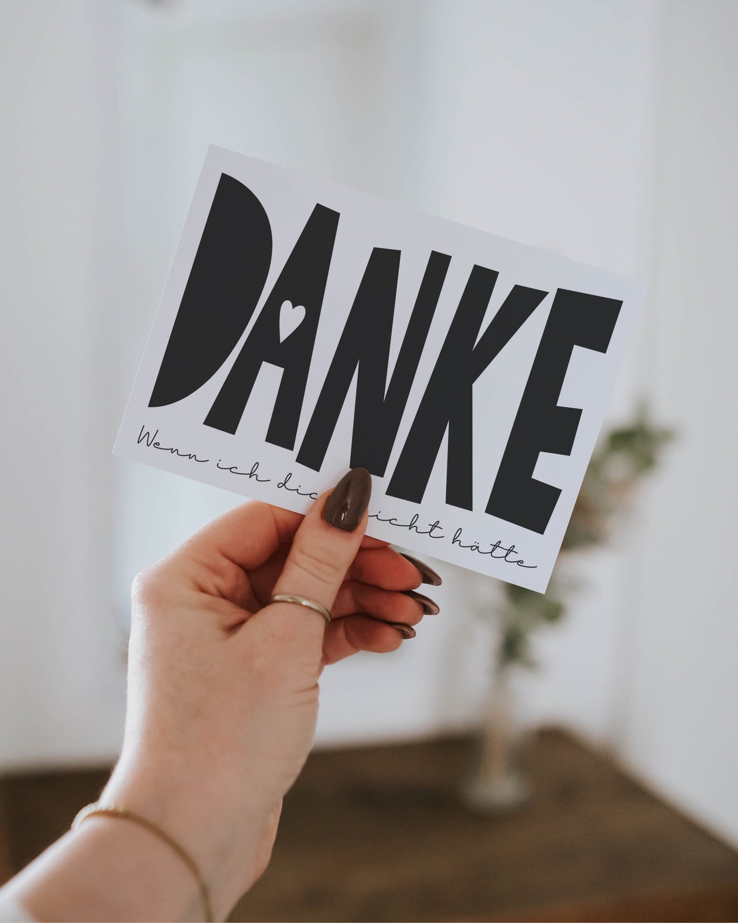 Danke · Postkarte