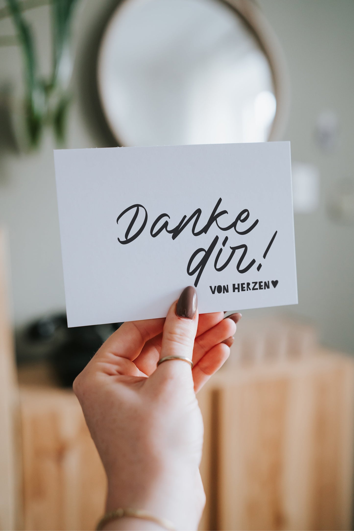 Danke dir · Postkarte