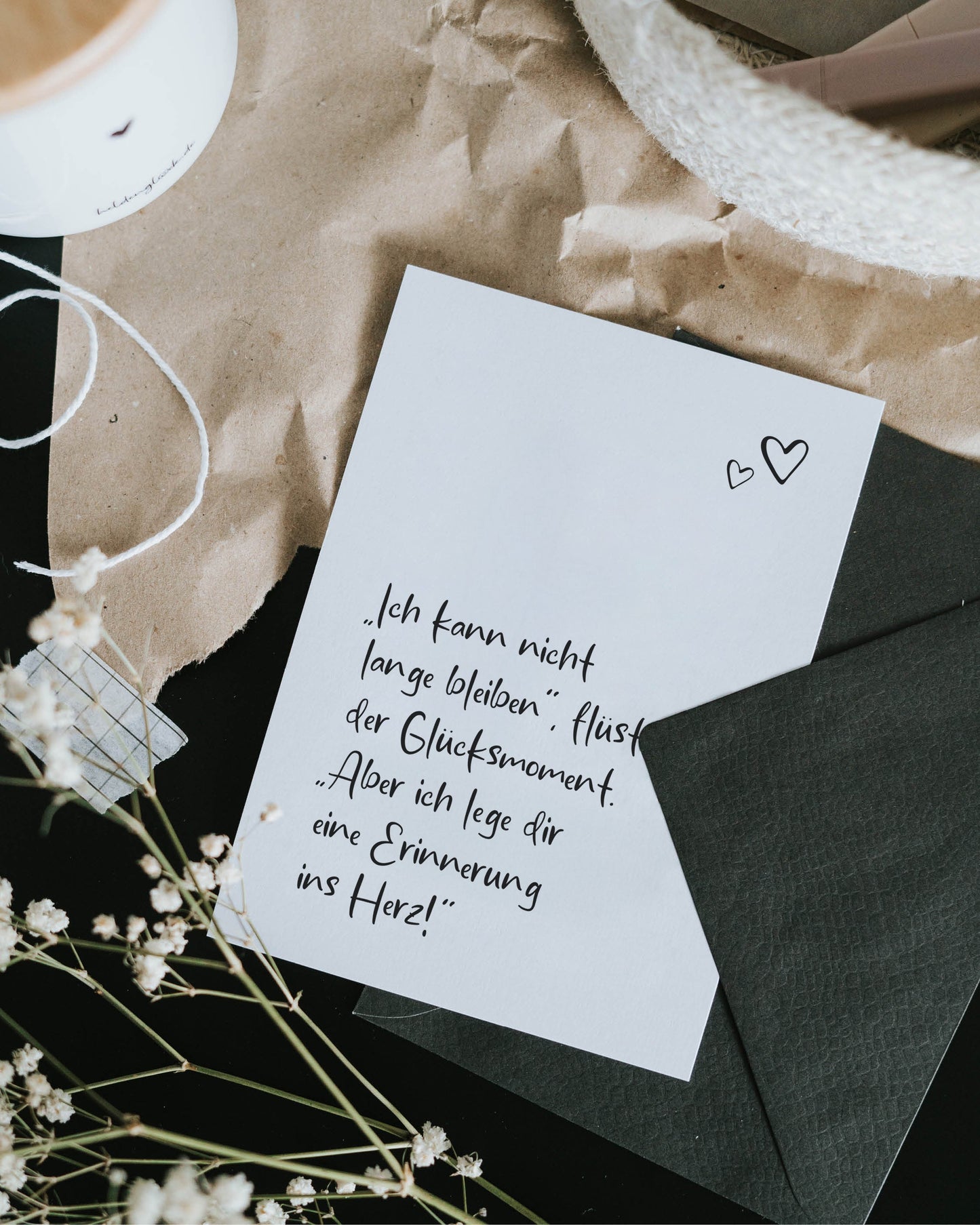 Glücksmoment · Postkarte