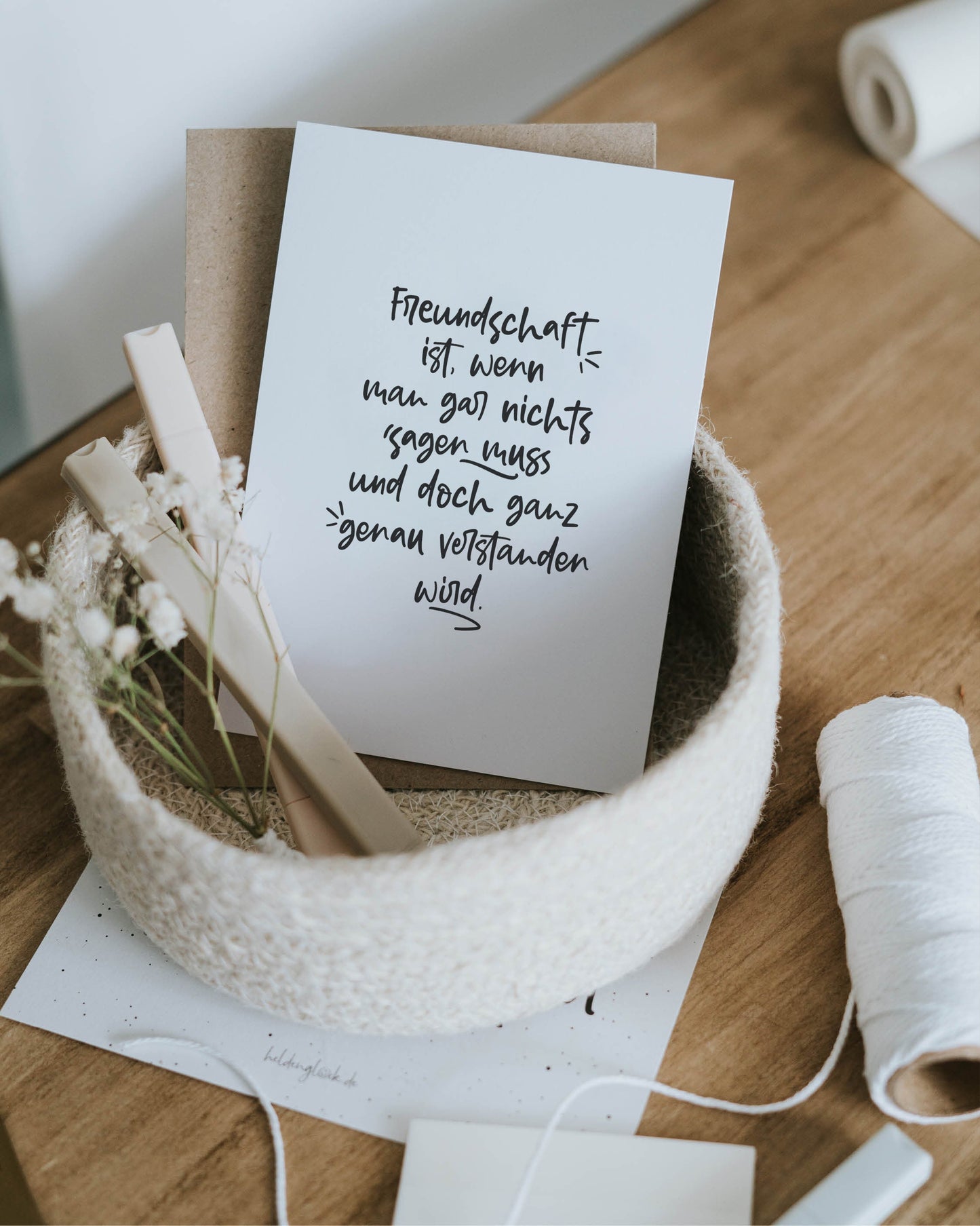 Freundschaft · Postkarte