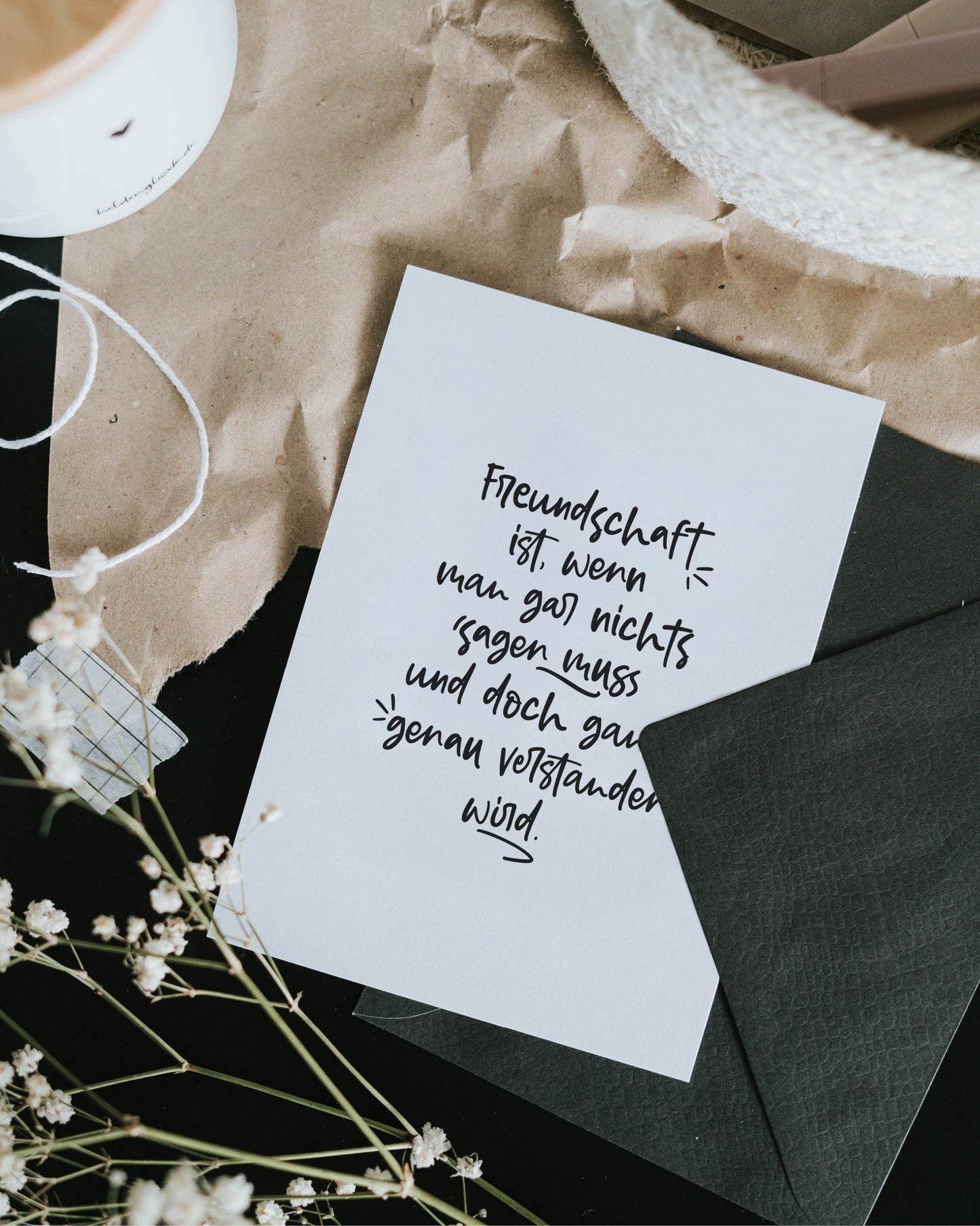 Freundschaft · Postkarte