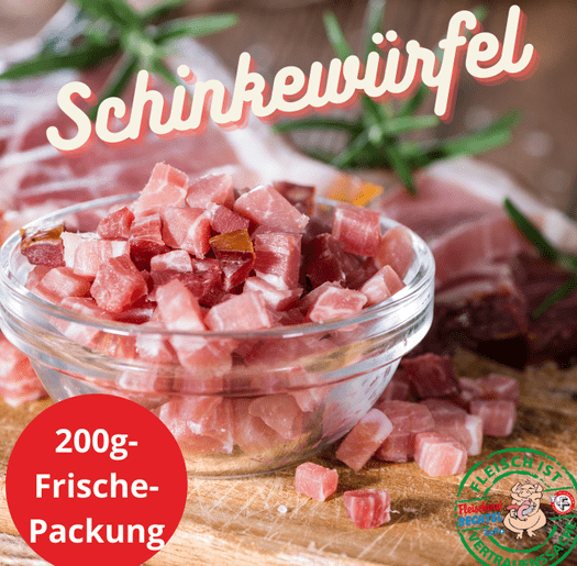 Schinkenwürfel 200g-Pack