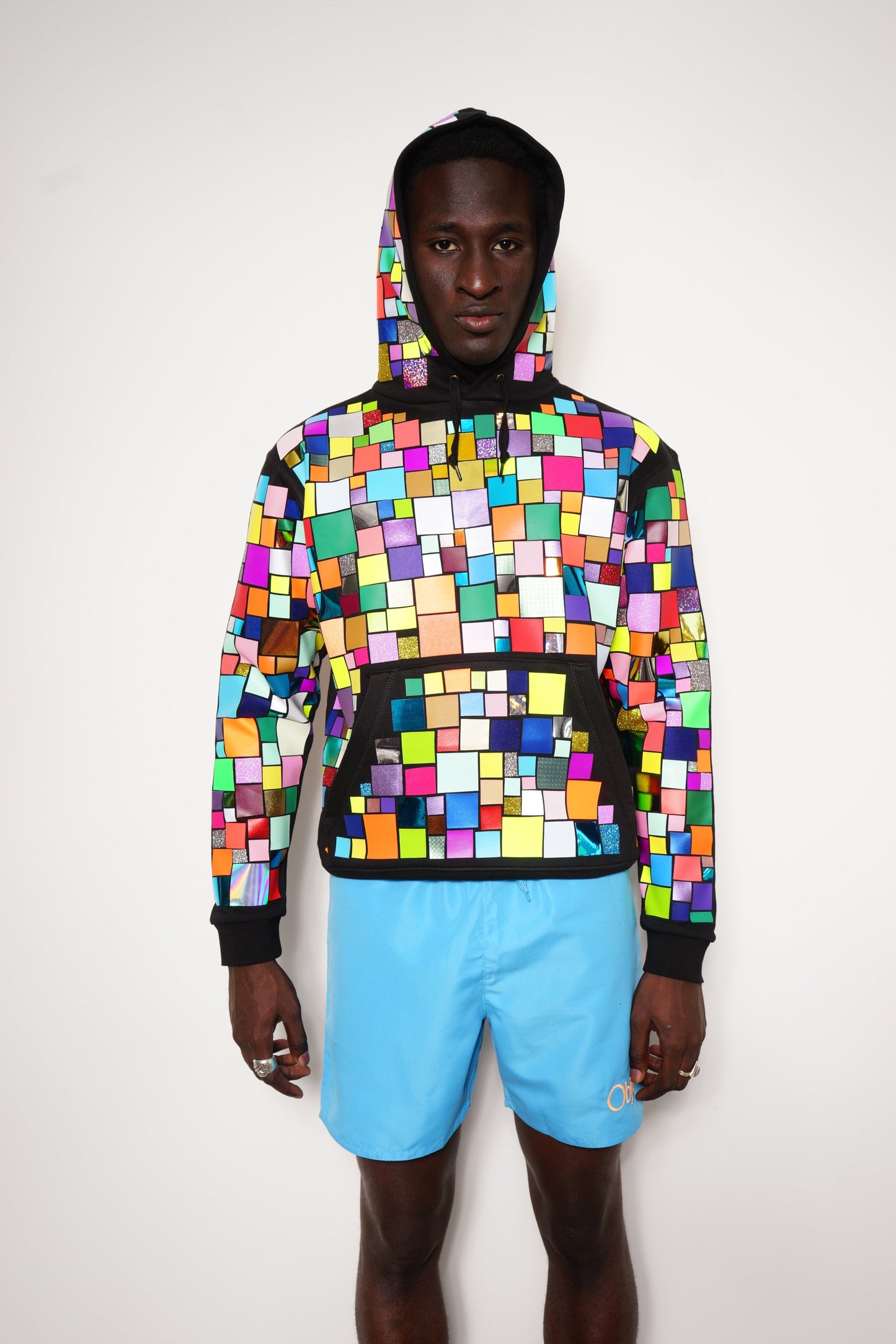 Mosaic Allover Multicolor Hoody