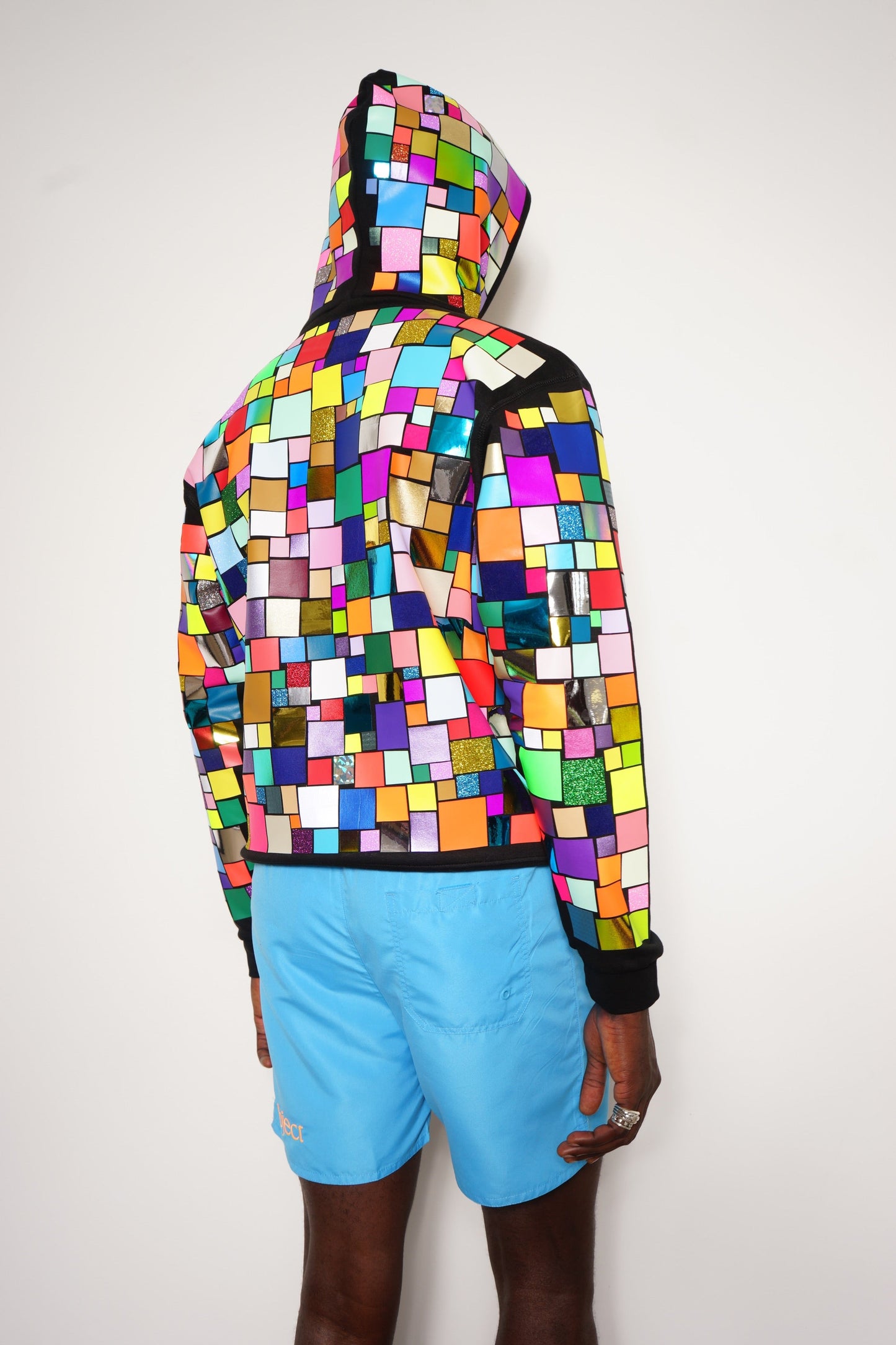 Mosaic Allover Multicolor Hoody