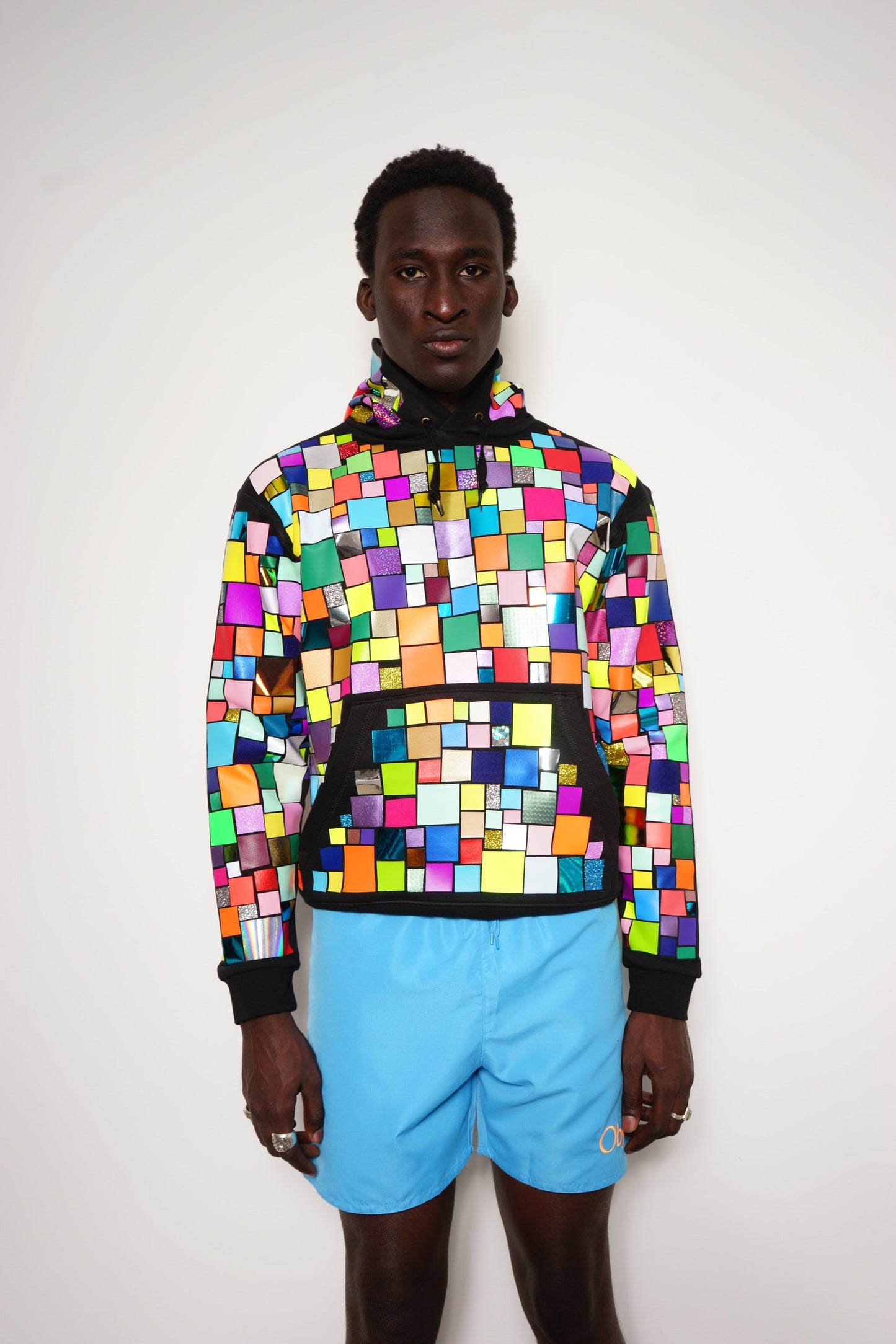 Mosaic Allover Multicolor Hoody