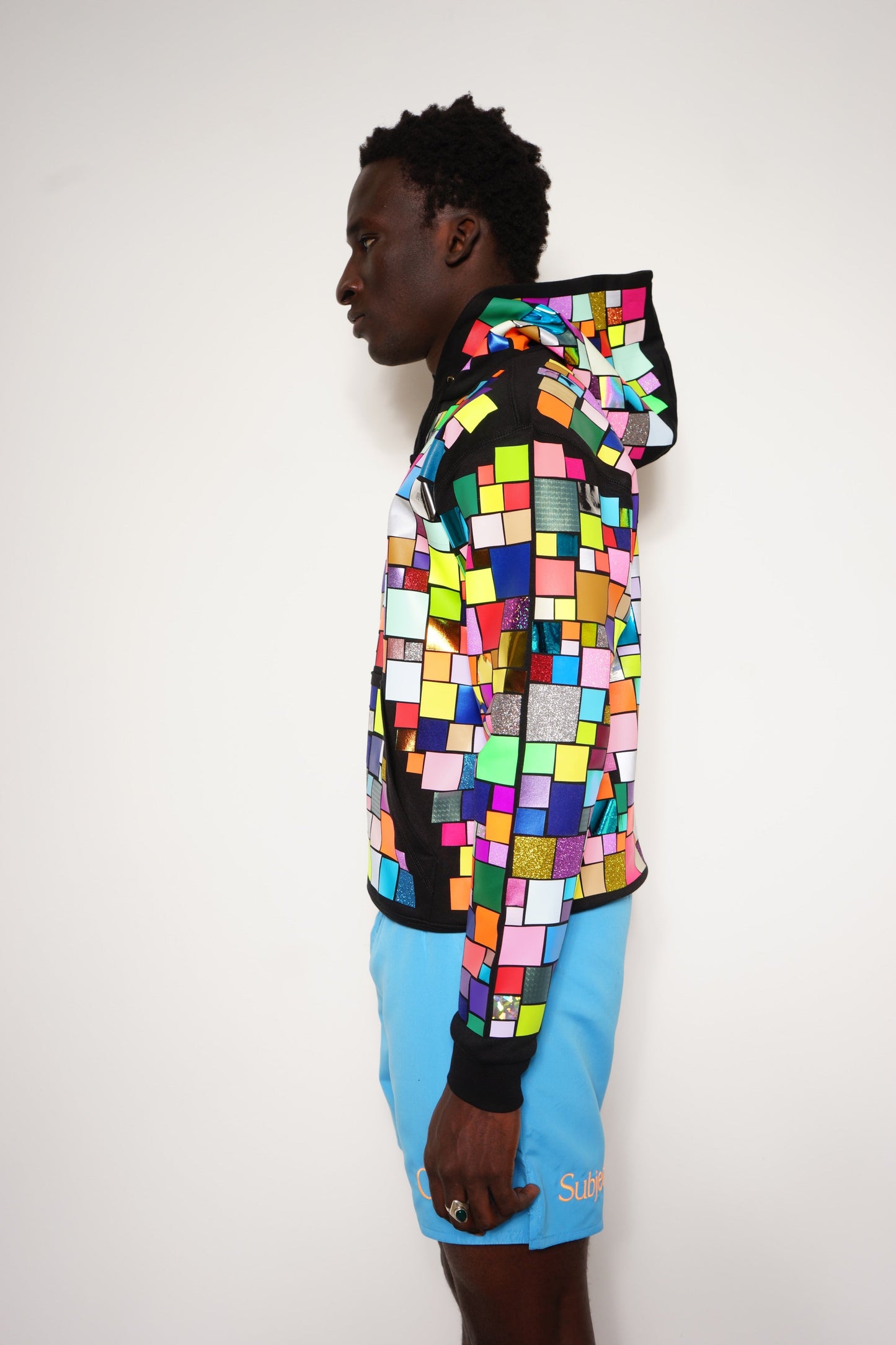 Mosaic Allover Multicolor Hoody
