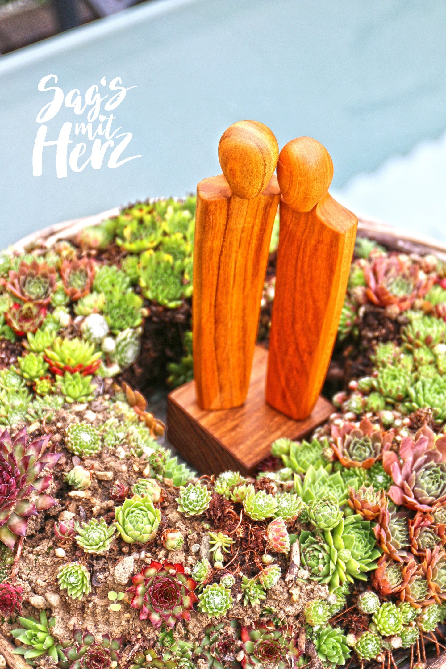 Thankgoods Figur 'Ohne Worte' gross Höhe 23,5 cm - Ideal für Coaching