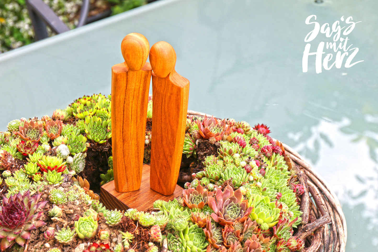 Thankgoods Figur 'Ohne Worte' gross Höhe 23,5 cm - Ideal für Coaching