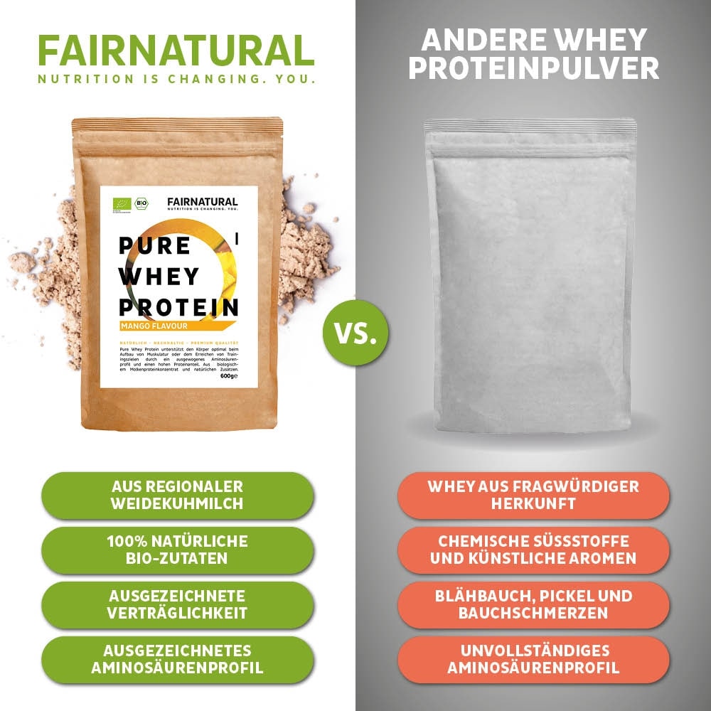 Bio Whey Protein Pulver Mango